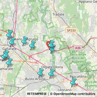 Mappa Via Adamello, 21054 Fagnano Olona VA, Italia (5.50333)