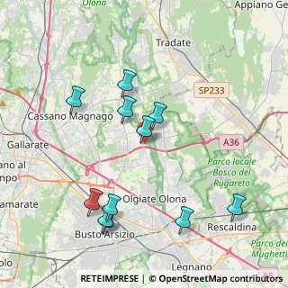 Mappa Via Adamello, 21054 Fagnano Olona VA, Italia (4.15727)