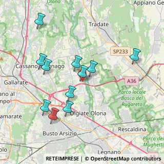 Mappa Via Leopardi Giacomo, 21054 Fagnano Olona VA, Italia (3.76182)