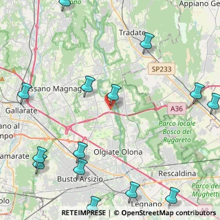 Mappa Via Adamello, 21054 Fagnano Olona VA, Italia (6.29214)