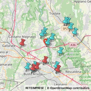Mappa Via Adamello, 21054 Fagnano Olona VA, Italia (4.367)