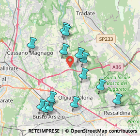 Mappa Via Adamello, 21054 Fagnano Olona VA, Italia (3.97429)