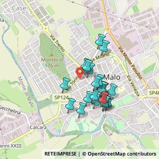 Mappa Via Torino, 36034 Malo VI, Italia (0.377)