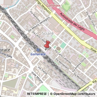 Mappa Via Sciar?, 21013 Gallarate VA, Italia, 21013 Gallarate, Varese (Lombardia)