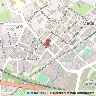 Mappa Via Seveso, 27, 20821 Meda, Monza e Brianza (Lombardia)