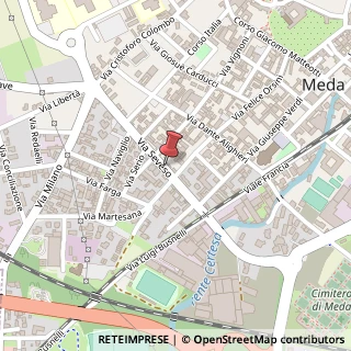 Mappa Via Seveso, 51, 20821 Meda, Monza e Brianza (Lombardia)
