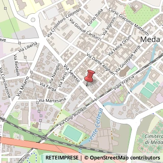 Mappa Via Seveso, 6, 20036 Meda, Monza e Brianza (Lombardia)