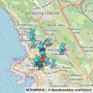Mappa Via Emilio Scauro, 34127 Trieste TS, Italia (1.5255)