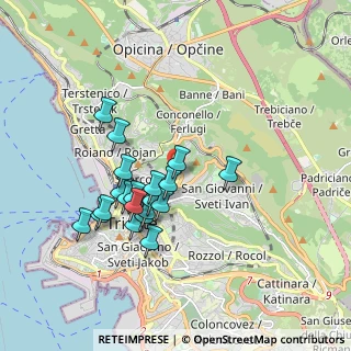 Mappa Via Emilio Scauro, 34127 Trieste TS, Italia (1.6015)