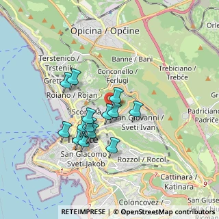 Mappa Via Emilio Scauro, 34127 Trieste TS, Italia (1.45267)