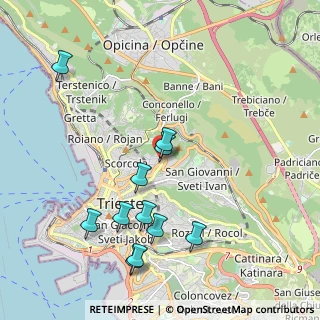 Mappa Via Emilio Scauro, 34127 Trieste TS, Italia (2.10909)