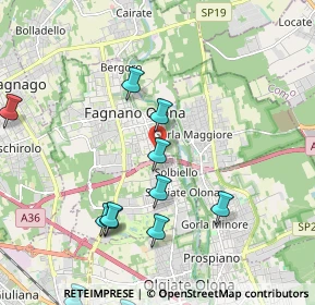 Mappa Via Saverio Mercadante, 21054 Fagnano Olona VA, Italia (2.75357)