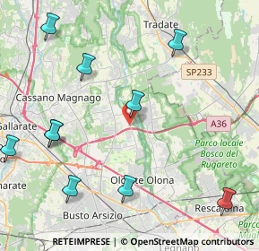 Mappa Via Saverio Mercadante, 21054 Fagnano Olona VA, Italia (5.56727)