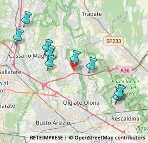 Mappa Via Saverio Mercadante, 21054 Fagnano Olona VA, Italia (4.08091)