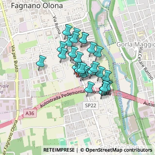 Mappa Via Saverio Mercadante, 21054 Fagnano Olona VA, Italia (0.2963)