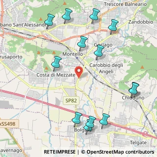 Mappa Via de Gasperi, 24060 Gorlago BG, Italia (2.63769)