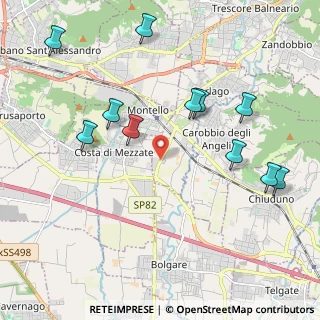 Mappa Via de Gasperi, 24060 Gorlago BG, Italia (2.26364)