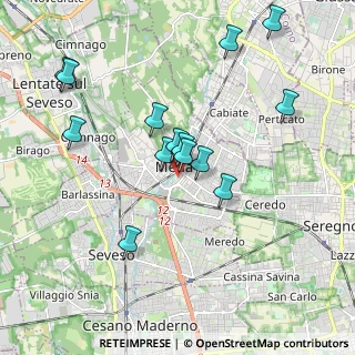 Mappa Via General Cantore, 20821 Meda MB, Italia (1.84143)