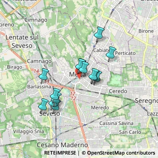 Mappa Via General Cantore, 20821 Meda MB, Italia (1.47071)