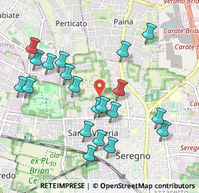 Mappa Via Ferrara, 20831 Seregno MB, Italia (1.0245)