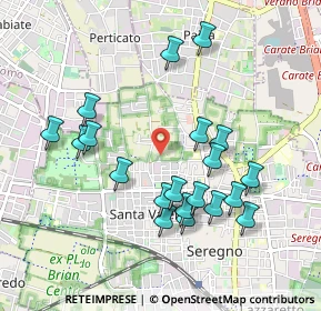 Mappa Via Ferrara, 20831 Seregno MB, Italia (0.9405)