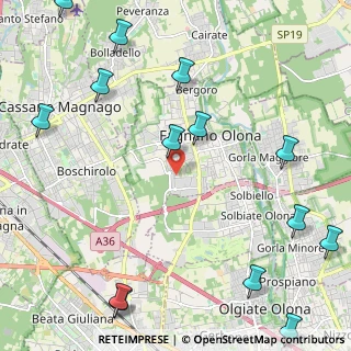 Mappa Via Vela, 21054 Fagnano Olona VA, Italia (3.10857)