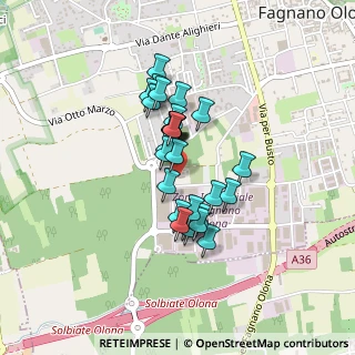 Mappa Via Vela, 21054 Fagnano Olona VA, Italia (0.30345)
