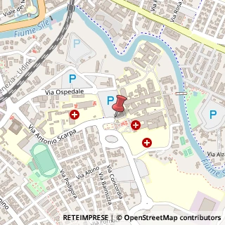 Mappa Piazzale ospedale 11, 31100 Treviso, Treviso (Veneto)