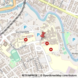 Mappa Piazzale dell'Ospedale, 23, 31100 Treviso, Treviso (Veneto)