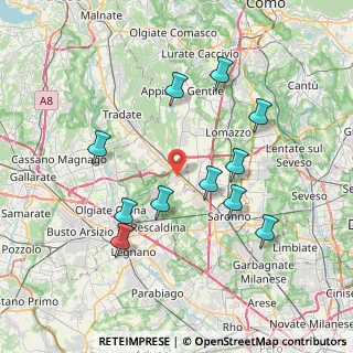 Mappa Via IV Novembre, 21040 Cislago VA, Italia (7.36818)