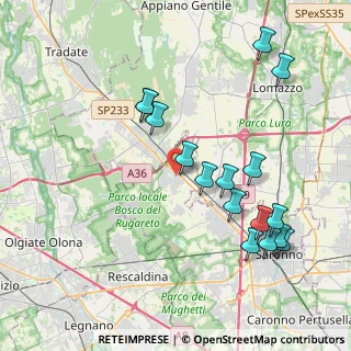 Mappa Via IV Novembre, 21040 Cislago VA, Italia (4.23563)