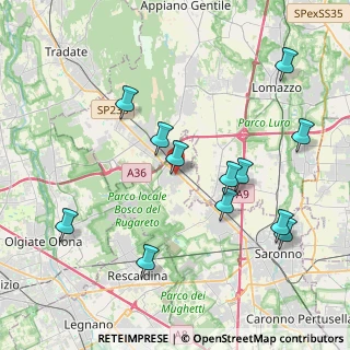 Mappa Via del Circolino, 21040 Cislago VA, Italia (4.265)