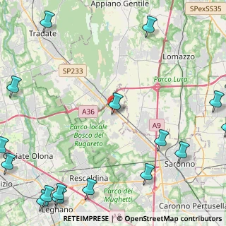 Mappa Via del Circolino, 21040 Cislago VA, Italia (7.33176)