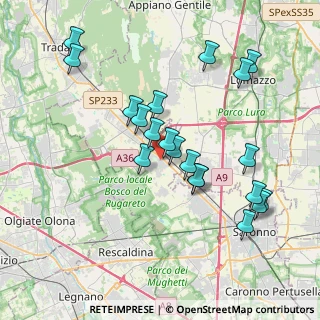 Mappa Via IV Novembre, 21040 Cislago VA, Italia (3.776)