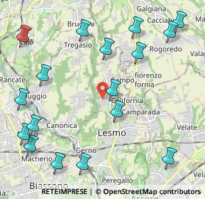 Mappa Via Alessandro Volta, 20856 Correzzana MB, Italia (2.68118)