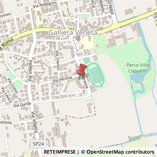 Mappa Via Verona, 7, 35015 Galliera Veneta, Padova (Veneto)