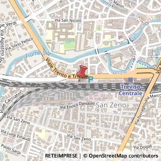 Mappa s.n.c Parcheggio Stazione - Metropark, Viale Trento e Trieste, 31100 Treviso TV, Italia, 31100 Treviso, Treviso (Veneto)