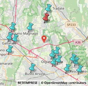 Mappa Via L. Ariosto, 21054 Fagnano Olona VA, Italia (5.16588)