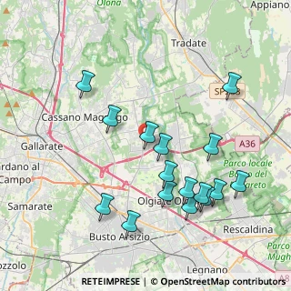 Mappa Via Milazzo, 21054 Fagnano Olona VA, Italia (4.13125)