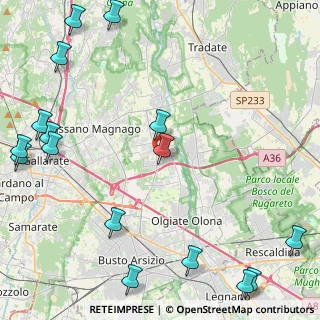 Mappa Via Milazzo, 21054 Fagnano Olona VA, Italia (6.48063)