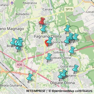 Mappa Via Milazzo, 21054 Fagnano Olona VA, Italia (2.4105)