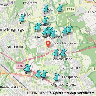 Mappa Via L. Ariosto, 21054 Fagnano Olona VA, Italia (2.167)
