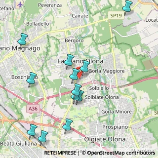 Mappa Via L. Ariosto, 21054 Fagnano Olona VA, Italia (2.29917)