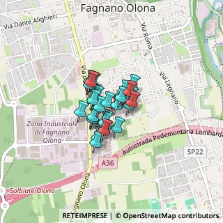 Mappa Via L. Ariosto, 21054 Fagnano Olona VA, Italia (0.23571)