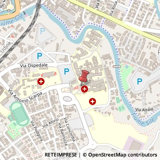 Mappa Piazzale dell'Ospedale, 1, 31010 Treviso, Treviso (Veneto)