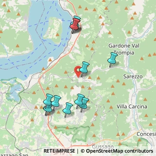 Mappa Via Gorgo, 25060 Polaveno BS, Italia (4.31615)