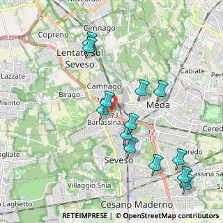 Mappa Via per Como, 20825 Barlassina MB, Italia (2.10462)