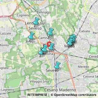 Mappa Via per Como, 20825 Barlassina MB, Italia (1.46077)