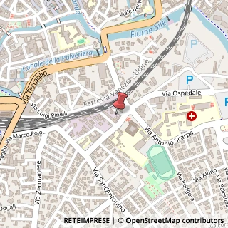 Mappa Via venier sebastiano 38, 31100 Treviso, Treviso (Veneto)