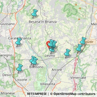 Mappa Via Enrico Fermi, 20856 Correzzana MB, Italia (3.95545)
